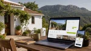 Casa rural de la Serranía de Ronda con web propia y sistema de reserva directa